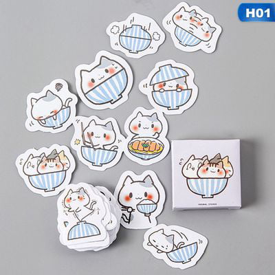 45pcs/lot Stickers Kawaii Cute Cat Stickers For Diy Craft Scrapbooking Sticker 